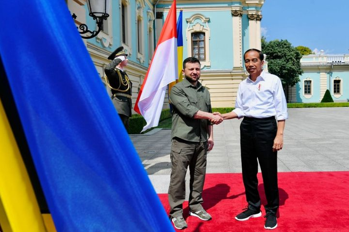 President Jokowi Becomes First Asian Leader to Visit Ukraine-Russia Conflict